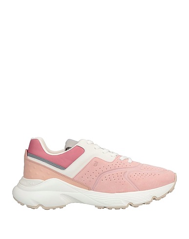 TOD'S Sneakers Rosa Leder, Gewebefasern