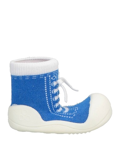 ATTIPAS Newborn shoes Bright blue 80% Cotton, 17% Elastane, 2% Natural rubber, 1% Polyurethane