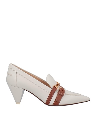 TOD'S Loafers Ivory Calfskin