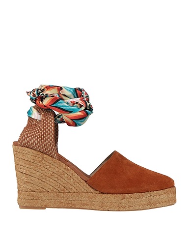 LAGOA Espadrillas Cammello Pelle, Fibre tessili