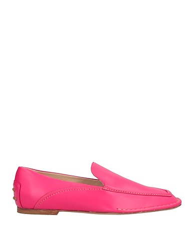 TOD'S Loafers Fuchsia Soft Leather