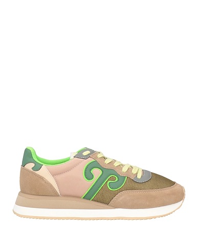 WUSHU RUYI Sneakers Verde militare Fibre tessili, Poliuretano, Pelle