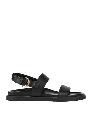 GIANVITO ROSSI サンダル ブラック 牛革（カーフ）