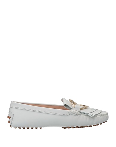 TOD'S Loafers White Leather