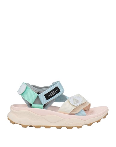 FLOWER MOUNTAIN® Sandals Beige Textile fibres