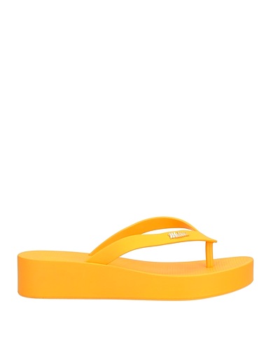 MELISSA SUN Flip flops Orange PVC - Polyvinyl chloride