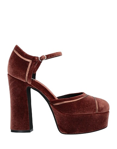 JEFFREY CAMPBELL Pump Brown Textile fibers