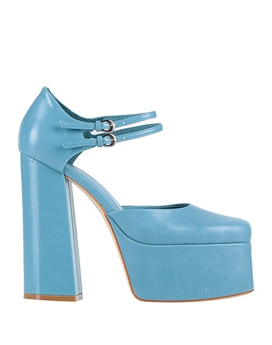 JEFFREY CAMPBELL Pump Pastel blue Textile fibers