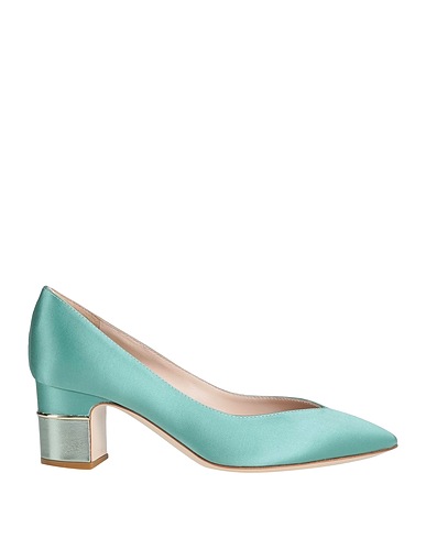 POLLINI Pump Light green Textile fibers