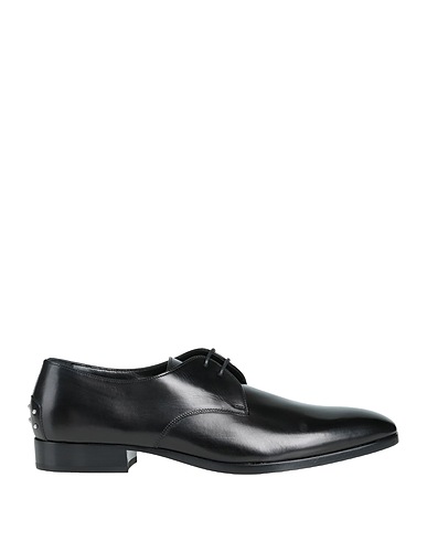 SAINT LAURENT Laced shoes Black Soft Leather