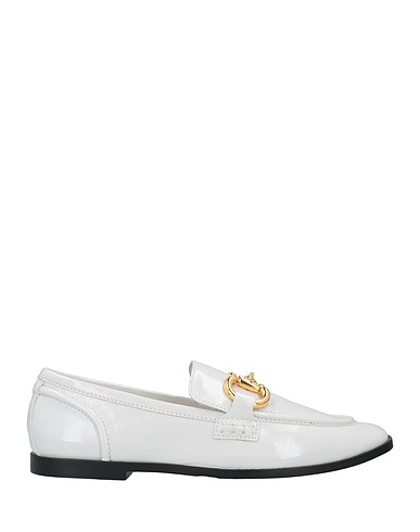 JEFFREY CAMPBELL Loafers White Textile fibres