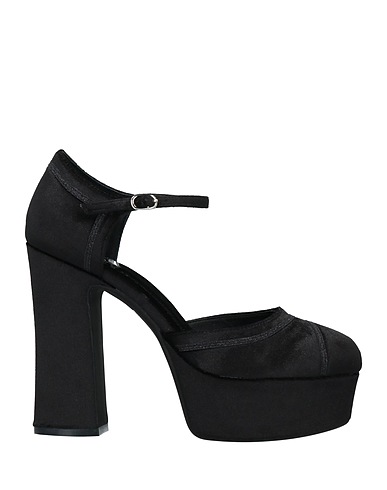 JEFFREY CAMPBELL Court Black Textile fibres