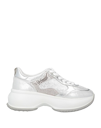 HOGAN Sneakers Silber Leder