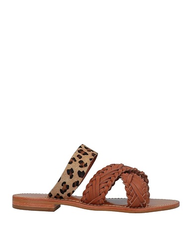 COULEUR POURPRE Sandals Tan Soft Leather