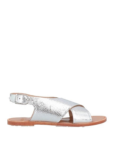 ANAKI Sandals Silver Soft Leather