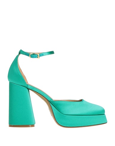 ROBERTO FESTA Pump Emerald green Textile fibers