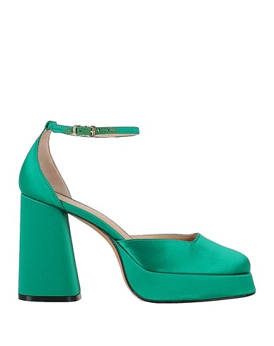 ROBERTO FESTA Décolleté Verde Fibre tessili