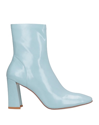 JEFFREY CAMPBELL Ankle boot Sky blue Textile fibers