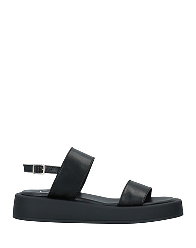 OROSCURO Sandals Black Soft Leather