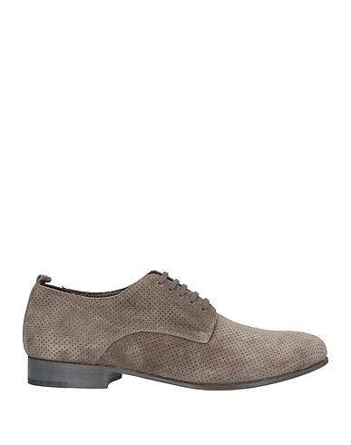 ROCCO P. Laced shoes Khaki Leather