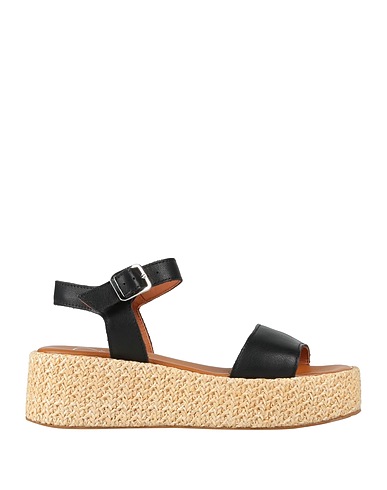 OROSCURO Espadrilles Black Soft Leather
