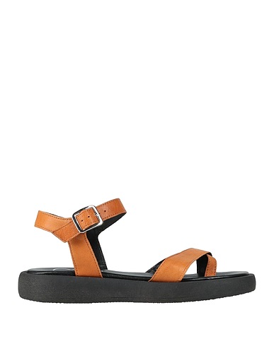 OROSCURO Flip flops Tan Soft Leather