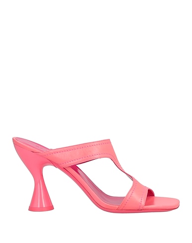 BY FAR Sandals Pink Soft Leather