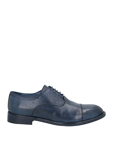 JP/DAVID Laced shoes Navy Soft Leather