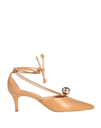 GOLD & ROUGE Pump Camel Soft Leather