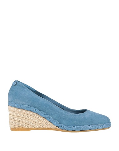FERRAGAMO Espadrilles Pastel blue Calfskin