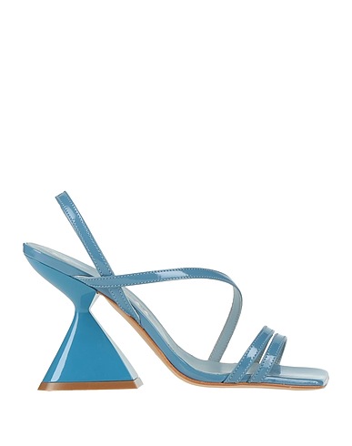 MARC ELLIS Sandals Pastel blue Soft Leather