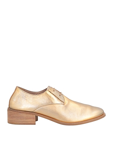 MARSÈLL Laced shoes Gold Soft Leather
