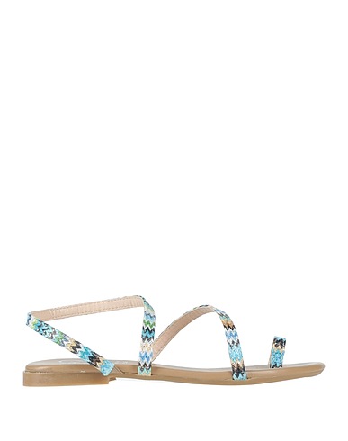 OROSCURO Flip flops Azure Textile fibers