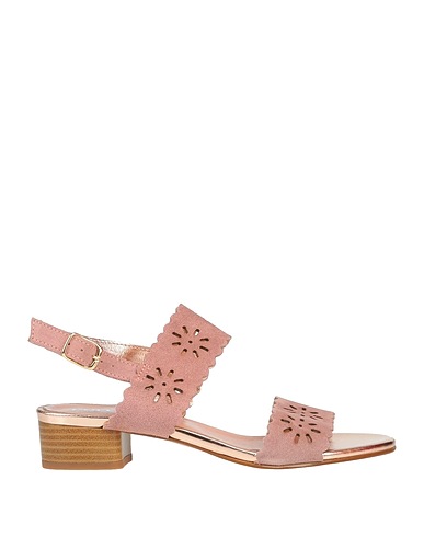 POLLINI Sandals Antique rose Soft Leather