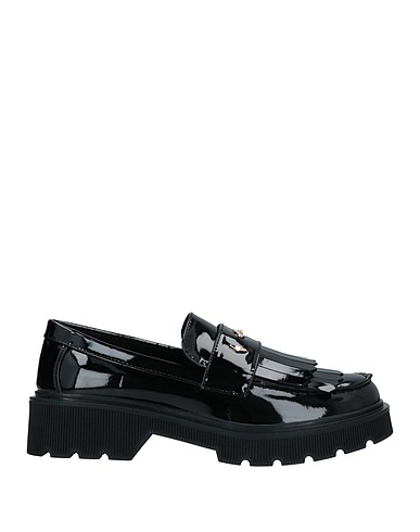 ALBERTO GUARDIANI Mocassino Nero Fibre tessili