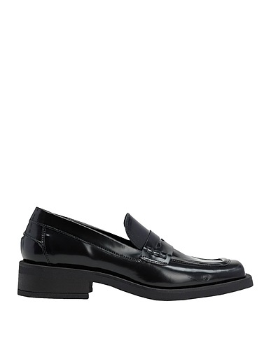8 by YOOX Mocassino POLISHED LEATHER PENNY LOAFER
 Nero 100% Pelle di vitello