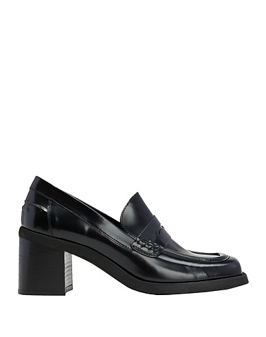8 by YOOX Loafers POLISHED LEATHER PENNY LOAFER
 Black 100% Calfskin