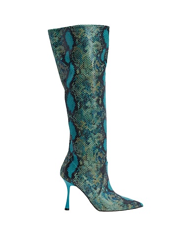 8 by YOOX Stivali PYTHON LEATHER HEELED  BOOTS
 Carta da zucchero 100% Pelle di vitello