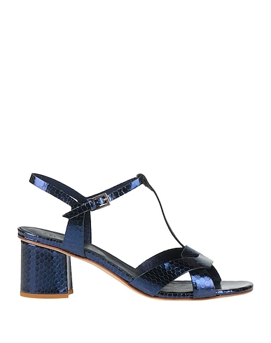 DEL CARLO Sandals Purple Soft Leather