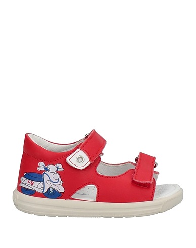 FALCOTTO Sandals Red Soft Leather