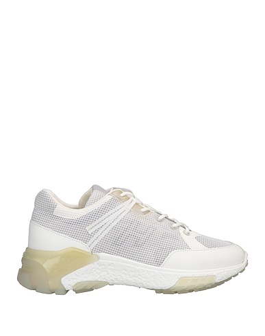 HOGAN Sneakers Weiß Gewebefasern, Leder