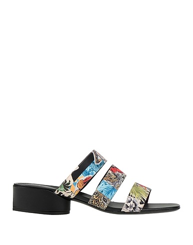 FERRAGAMO Sandals Red Textile fibres