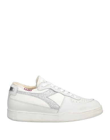 DIADORA HERITAGE Sneakers Light grey Soft Leather, Textile fibers