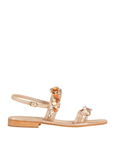 PAVIN Sandales Platine Cuir
