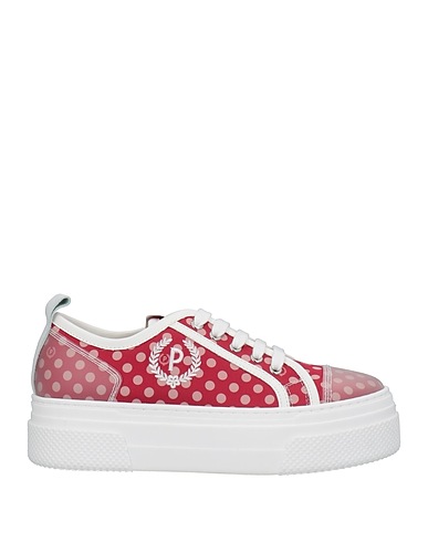 POLLINI Sneakers Red Textile fibers