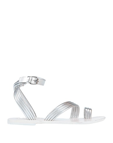 STRATEGIA Flip flops Silver Leather