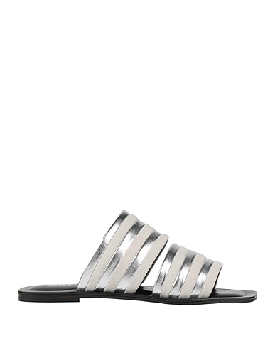 POLLINI Sandali Grigio chiaro Pelle