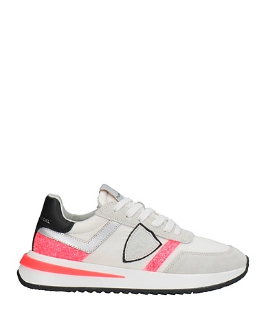 PHILIPPE MODEL Sneakers Bianco Pelle, Fibre tessili