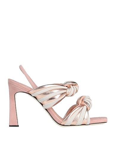 POLLINI Sandals Copper Leather