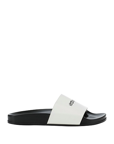 VETEMENTS Sandals White Soft Leather